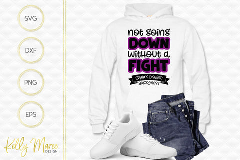 Crohns Disease Awareness Cut File Duo Kelly Maree Design 