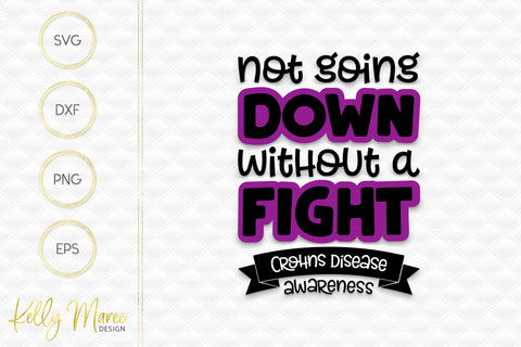 Crohns Disease Awareness Cut File Kelly Maree Design 