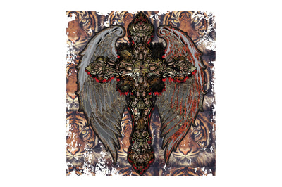 Cross-angel Wings Western Sublimation Jagonath Roy 