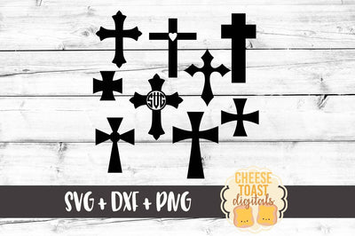 Cross Bundle SVG Cheese Toast Digitals