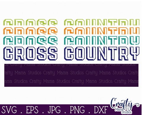 Cross Country - Custom - Mascot Svg SVG Crafty Mama Studios 