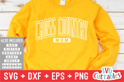 Cross Country Family svg - Cross Country Mom - Cross Country svg - dxf - eps - png - Silhouette - Cricut - Digital File SVG Svg Cuttables 