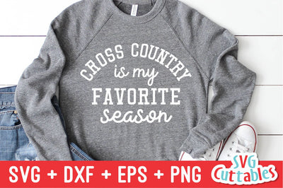 Cross Country Is My Favorite Season svg - Cross Country Cut File - Cross Country svg - dxf - eps - png - Silhouette - Cricut - Digital File SVG Svg Cuttables 