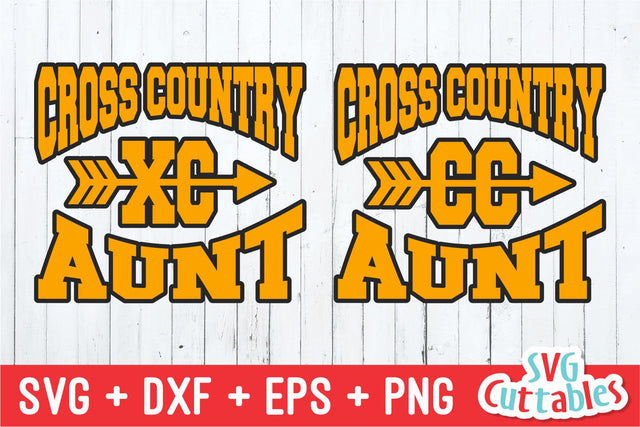 Cross Country svg, Cross Country Aunt svg, dxf, eps, png, Cross Country Cut File, Silhouette, Cricut File, Digital Download SVG Svg Cuttables 