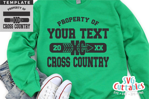Cross Country svg - Cross Country Cut File - Cross Country Template 0015 - svg - eps - dxf - png - Silhouette - Cricut - Digital File SVG Svg Cuttables 