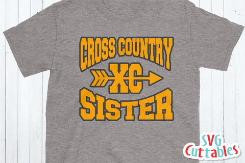 Cross Country svg, Cross Country Sister svg, dxf, eps, png, Cross Country Cut File, Silhouette, Cricut File, Digital Download SVG Svg Cuttables 