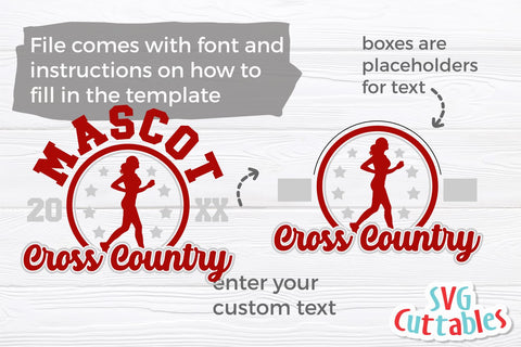 Cross Country SVG | Cross Country Template 009 | Shirt SVG SVG Svg Cuttables 