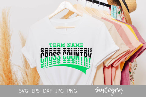 Cross Country SVG Shirt Template Design 001 Free For Commercial Use SVG Sintegra 