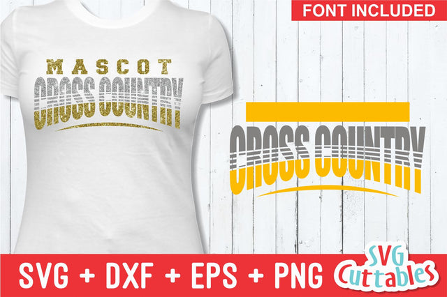 Cross Country Template 001 Svg Cuttables 
