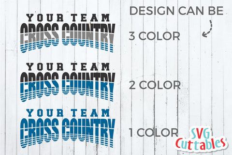 Cross Country Template 002 Svg Cuttables 