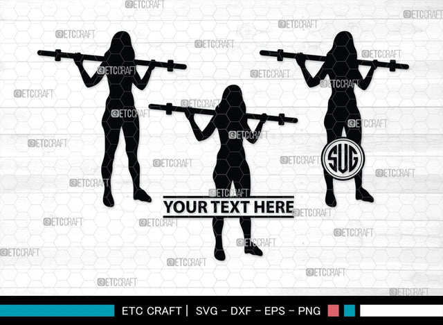 Cross Fit Monogram, Cross Fit Silhouette, Cross Fit SVG, Fitness Svg, Gym Svg, Crossfit Svg, SB00349 SVG ETC Craft 