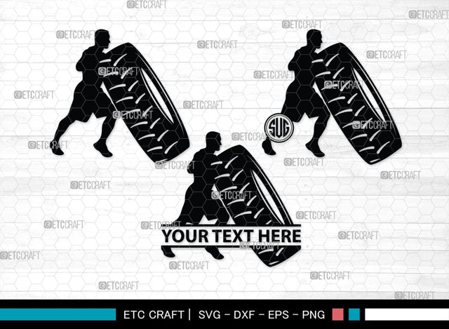 Cross Fit Monogram, Cross Fit Silhouette, Cross Fit SVG, Fitness Svg, Gym Svg, Crossfit Svg, SB00349 SVG ETC Craft 