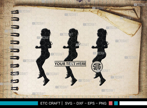 Cross Fit Monogram, Cross Fit Silhouette, Cross Fit SVG, Fitness Svg, Gym Svg, Crossfit Svg, SB00349 SVG ETC Craft 