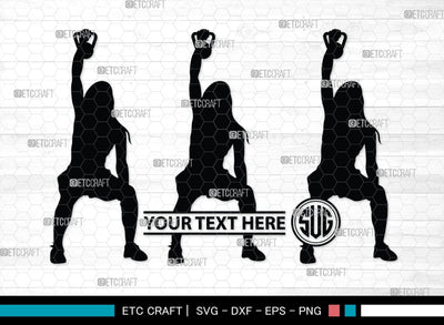 Cross Fit Monogram, Cross Fit Silhouette, Cross Fit SVG, Fitness Svg, Gym Svg, Crossfit Svg, SB00349 SVG ETC Craft 