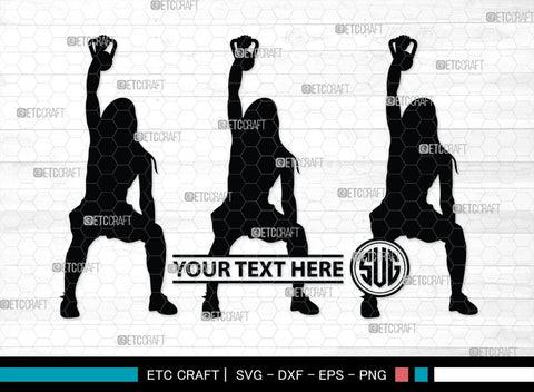 Cross Fit Monogram, Cross Fit Silhouette, Cross Fit SVG, Fitness Svg, Gym Svg, Crossfit Svg, SB00349 SVG ETC Craft 