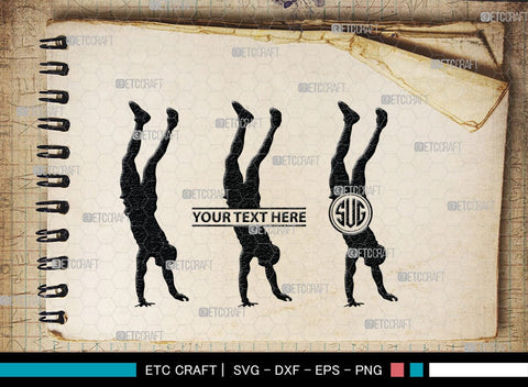 Cross Fit Monogram, Cross Fit Silhouette, Cross Fit SVG, Fitness Svg, Gym Svg, Crossfit Svg, SB00349 SVG ETC Craft 