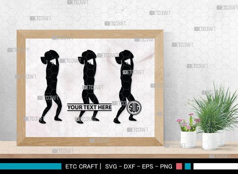 Cross Fit Monogram, Cross Fit Silhouette, Cross Fit SVG, Fitness Svg, Gym Svg, Crossfit Svg, SB00349 SVG ETC Craft 