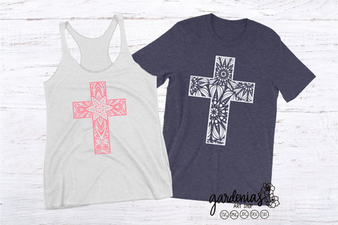 Cross Mandalas SVG Design SVG Gardenias Art Shop 