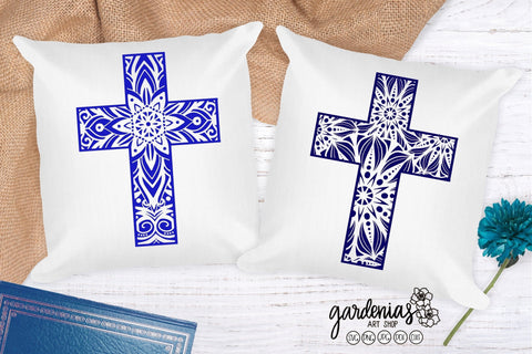 Cross Mandalas SVG Design SVG Gardenias Art Shop 