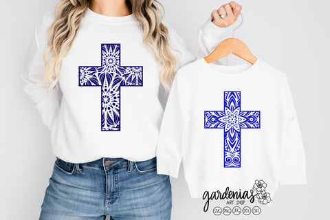 Cross Mandalas SVG Design SVG Gardenias Art Shop 