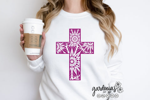 Cross Mandalas SVG Design SVG Gardenias Art Shop 