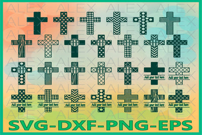 Cross Monogram SVG, Easter SVG AlexSVGStudio 