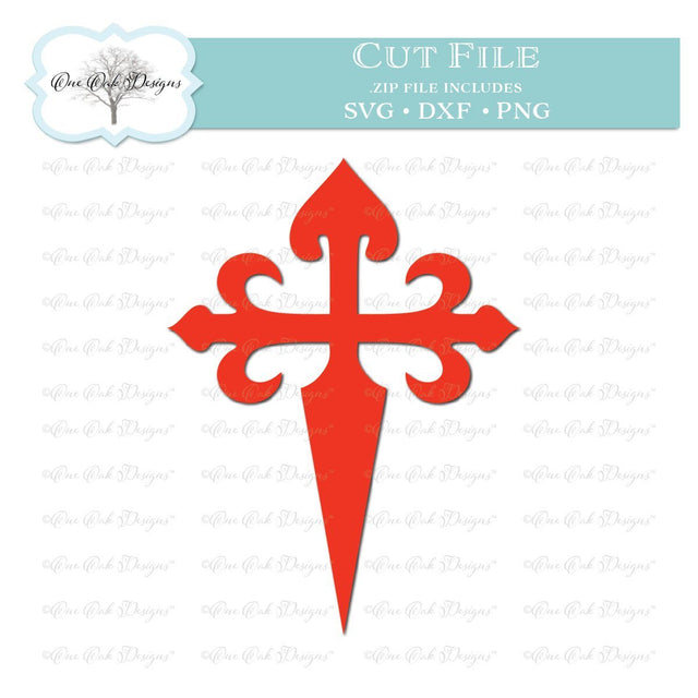 Cross of St. James SVG One Oak Designs 
