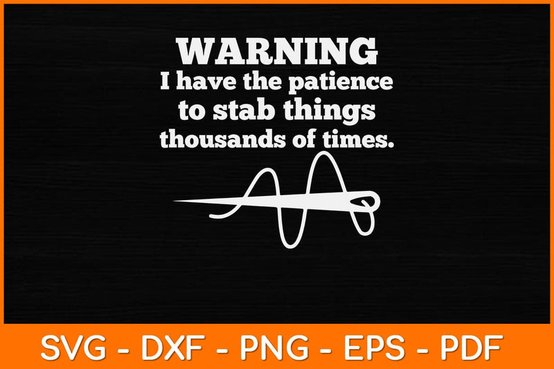 Cross Stitch Needlepoint Sewing Quilting Funny Svg Design SVG artprintfile 