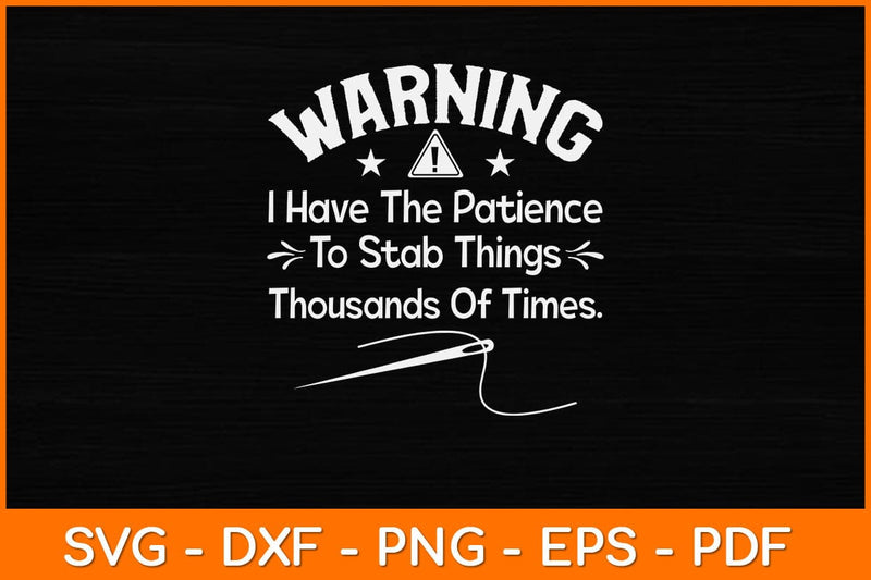 Cross Stitch Needlepoint Sewing Quilting Funny Svg Design SVG artprintfile 