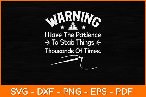 Cross Stitch Needlepoint Sewing Quilting Funny Svg Design SVG artprintfile 