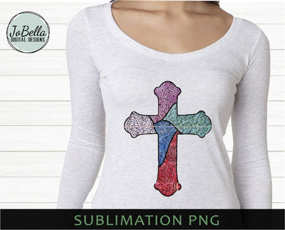 Cross Sublimation Design Sublimation JoBella Digital Designs 