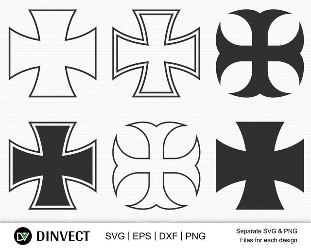 Cross svg Cross svg files for Cricut & Silhouette Cross cut file, Cross svg bundle, Christian svg, Catholic svg, Easter svg, Catholic svg file SVG Dinvect 
