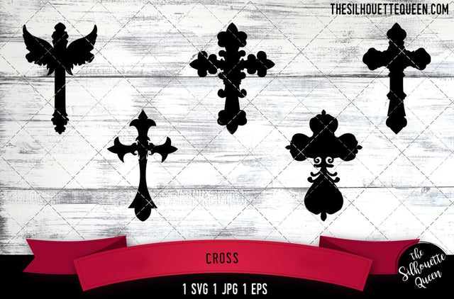 Cross SVG File, SVG Bundle File-Cut File-Vector Clip Art for Commercial & Personal Use-Download-Cricut,Cameo,Explore,SCAL,Silhouette SVG Loveleen Kaur 