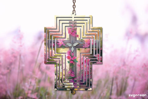 Cross Wind Spinner Canva Mockup | Editable | Easy to use Mock Up Photo SvgOcean 