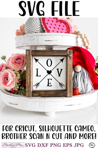 Crossed Arrows SVG, Valentine's Day Love SIgn SVG Madison Mae Designs 
