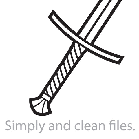 Crossed swords SVG TribaliumArtSF 