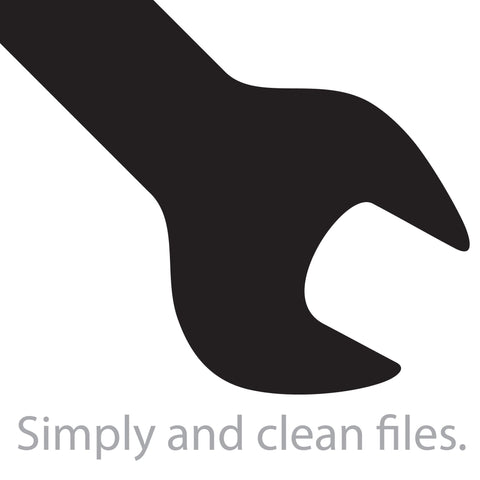 Crossed wrenches tool SVG TribaliumArtSF 