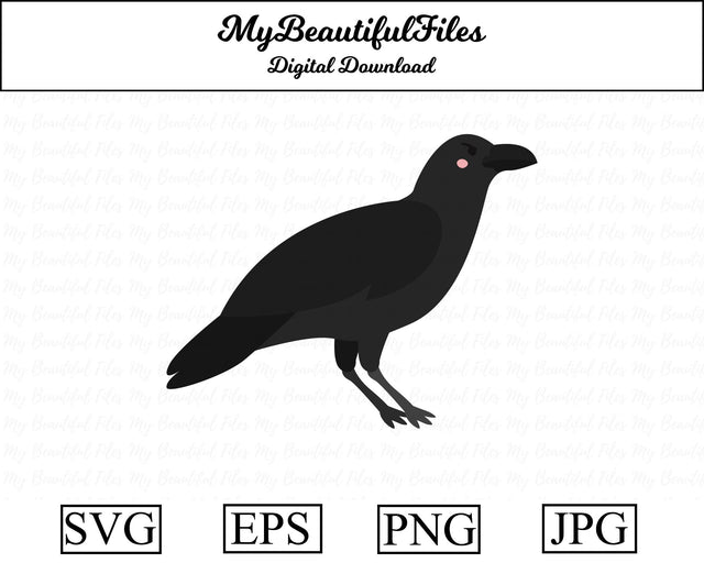 crow - halloween SVG MyBeautifulFiles 