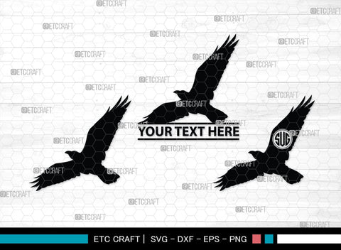 Crow Monogram, Crow Silhouette, Crow SVG, Raven Svg, Blackbird Svg, Crows Svg, SB00248 SVG ETC Craft 