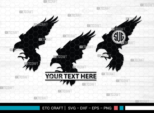 Crow Monogram, Crow Silhouette, Crow SVG, Raven Svg, Blackbird Svg, Crows Svg, SB00248 SVG ETC Craft 