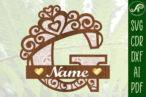 Crown capital monogram letter G SVG SVG APInspireddesigns 