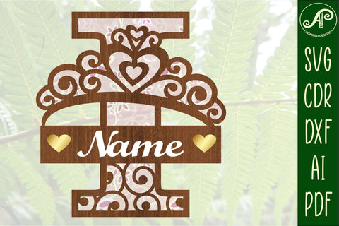 Crown capital monogram letter I SVG SVG APInspireddesigns 