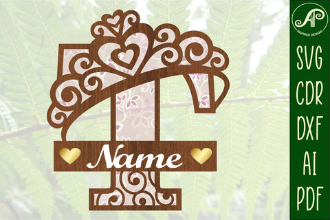 Crown capital monogram letter T SVG SVG APInspireddesigns 