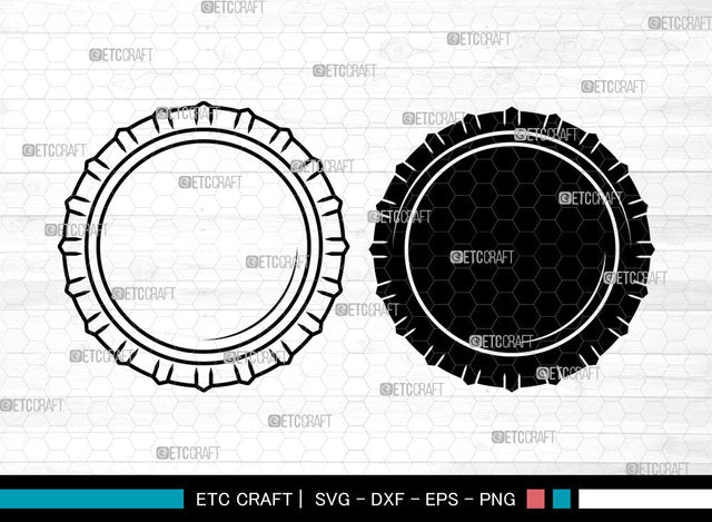 Crown Caps SVG, Bottle Cap Svg, Soda Cap Svg, Crown Caps Svg, Soda Bottle Cap Svg, Drinking Svg, Crown Caps Svg Bundle SVG ETC Craft 