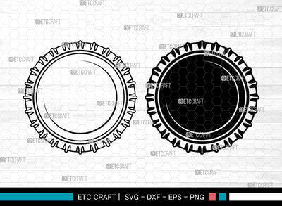 Crown Caps SVG, Bottle Cap Svg, Soda Cap Svg, Crown Caps Svg, Soda Bottle Cap Svg, Drinking Svg, Crown Caps Svg Bundle SVG ETC Craft 