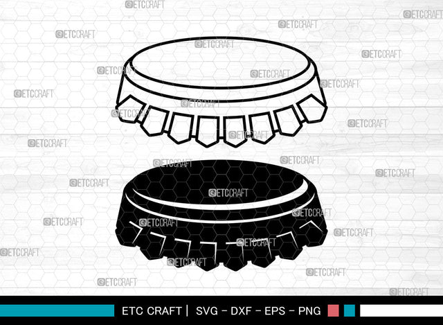 Crown Caps SVG, Bottle Cap Svg, Soda Cap Svg, Crown Caps Svg, Soda Bottle Cap Svg, Drinking Svg, Crown Caps Svg Bundle SVG ETC Craft 