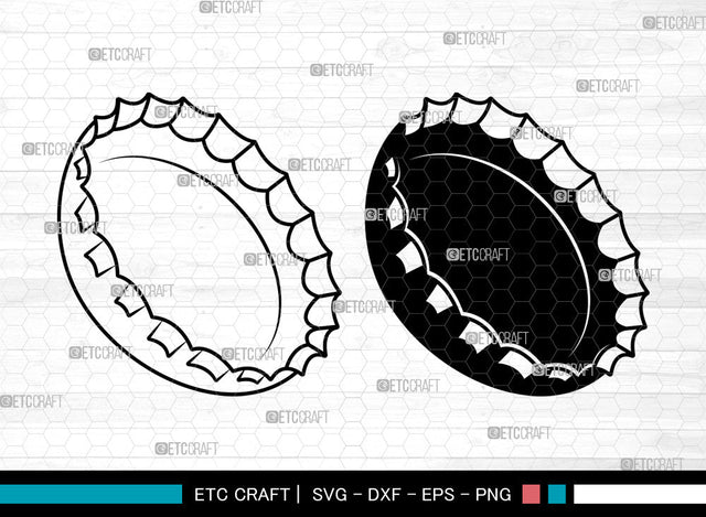 Crown Caps SVG, Bottle Cap Svg, Soda Cap Svg, Crown Caps Svg, Soda Bottle Cap Svg, Drinking Svg, Crown Caps Svg Bundle SVG ETC Craft 
