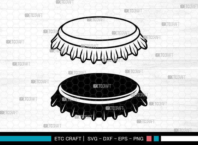Crown Caps SVG, Bottle Cap Svg, Soda Cap Svg, Crown Caps Svg, Soda Bottle Cap Svg, Drinking Svg, Crown Caps Svg Bundle SVG ETC Craft 