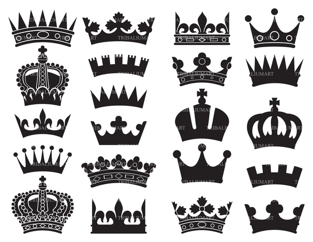 Crown collection set SVG TribaliumArtSF 