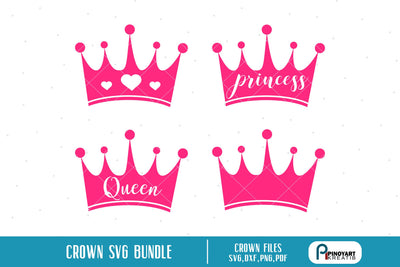Crown Svg Bundle SVG Pinoyart Kreatib